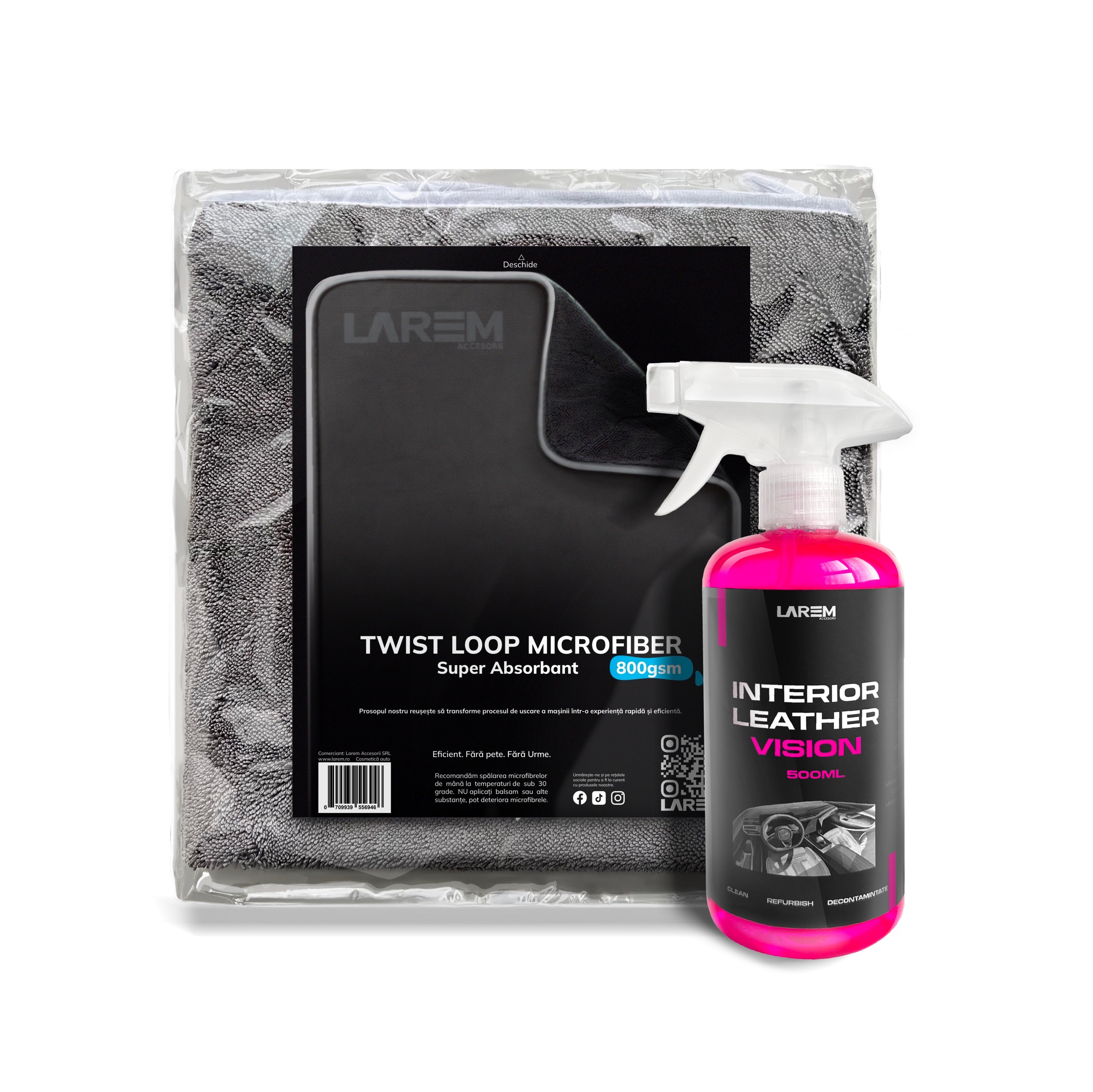 KIT Larem Care ( Prosop Twist Loop + Interior Vision 500ml )
